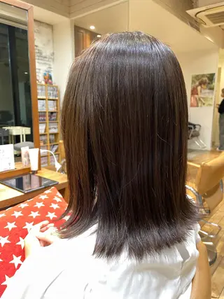 ミディアム 山本　恵 (やまもと  けい)のヘアスタイル