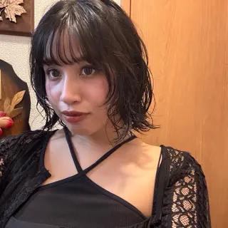セミロング 透明感ベージュ🤎 パタオのヘアスタイル