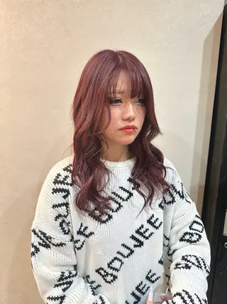 セミロング カラー powderhair_luminity所属・矢澤涼夏 モデル募集中のヘアスタイル