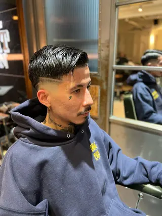 ショート メンズ BINGO HAIR WORKS 【ビンゴヘアワークス】所属・🎱メンズフェード 特化HYOGA🎱のヘアスタイル