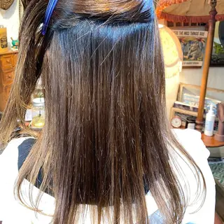 セミロング パーマ BRITS 渡辺 菜々子のヘアスタイル