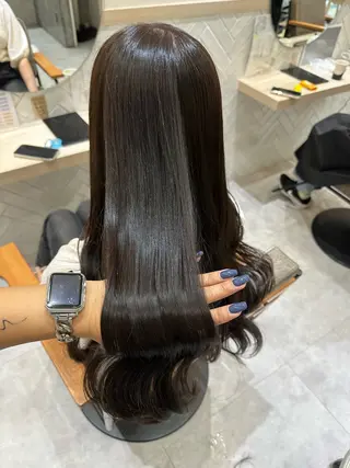 ロング カラー 髪質改善AUSTIN登戸所属・野村 一花 / 暖色 カラー / Wカラーのヘアスタイル