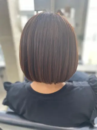 ミディアム ♡HARUKA/縮毛 /髪質改善/BOBのヘアスタイル