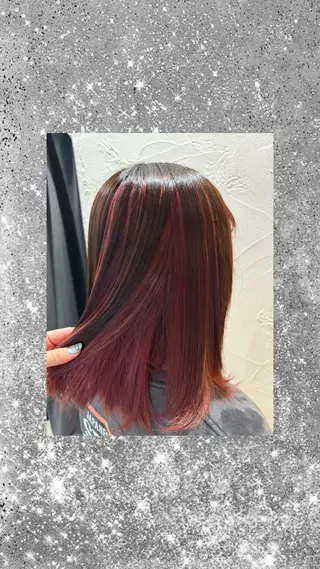 ミディアム カラー 🍁八木風歌 🍁のヘアスタイル