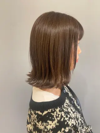 ミディアム カラー ase.糸島店所属・UEDA AYAのヘアスタイル