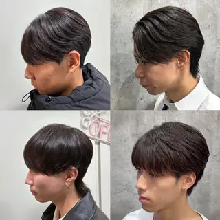 ショート パーマ メンズ 韓国風メンズ/毛流れ ヘアなら須田龍世のヘアスタイル
