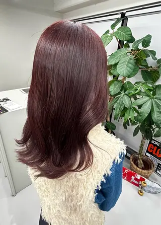 セミロング カラー BARBES TOKYO SOUTH所属・🤎💇🏻‍♀️✨ /万尋　マヒロのヘアスタイル
