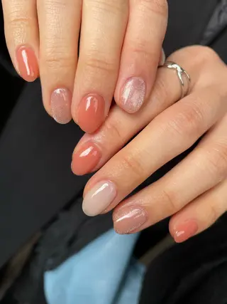 ロング カラー ヘアアレンジ キッズ ネイル マツエク・マツパ アイブロウ 福田 加奈のネイルデザイン