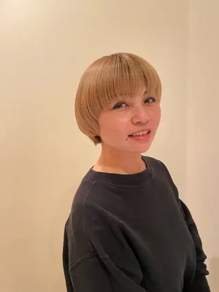 ショート ボブ ホノカのヘアスタイル