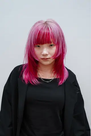 ミディアム カラー Cinq所属・ハイライト🌟/ ボブ/豊田のヘアスタイル