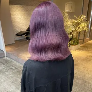 ミディアム カラー 北田 美琴 / 柔らかいカラーのヘアスタイル