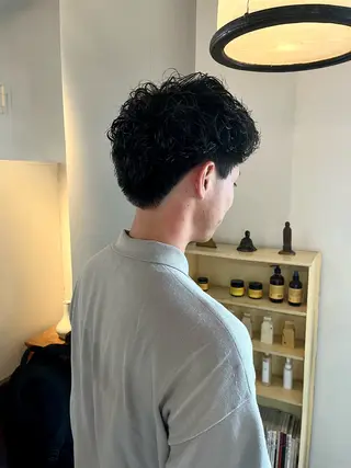 ショート パーマ room3小出 奈央子のヘアスタイル