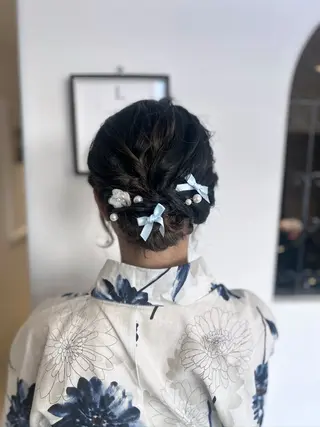 ヘアアレンジ 田中 萌心のヘアスタイル