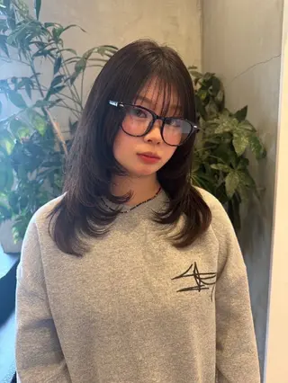 ミディアム LUVISM名駅店所属・カット/ミディアム /名古屋/ioriのヘアスタイル