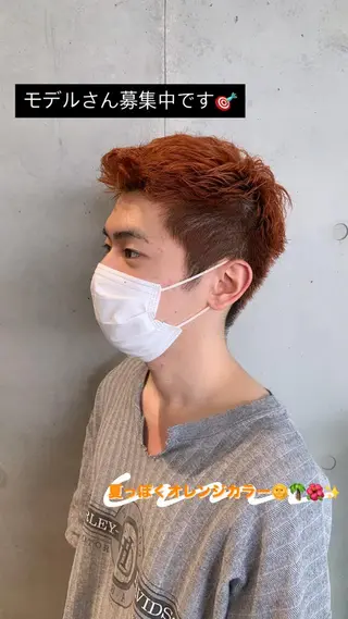 カラー メンズ アニメ髪・ウルフ🦇 樋口莉夏のヘアスタイル