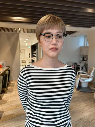 ショート カラー driP.　by HAVANA所属・パーマ / ボブ /ショート 谷口 陸のヘアスタイル