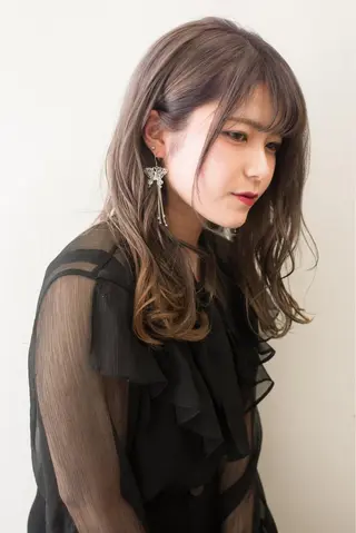 ロング カラー 千葉 慎也のヘアスタイル