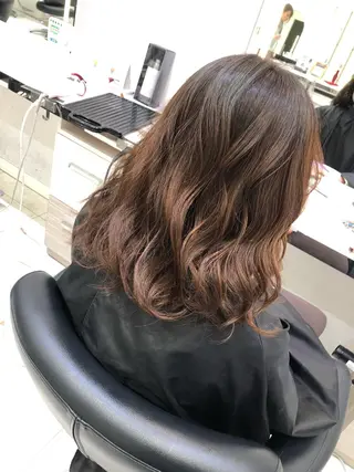 セミロング 岸 保奈美のヘアスタイル