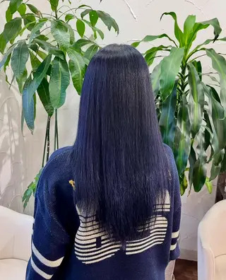 ロング 角田 満帆のヘアスタイル