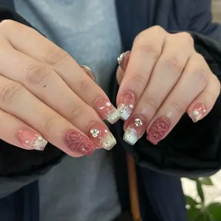 ネイル クルミ/ 💕ワンホンネイルのネイルデザイン