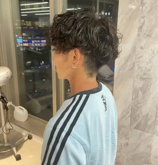 パーマ メンズ 久保田 涼のヘアスタイル