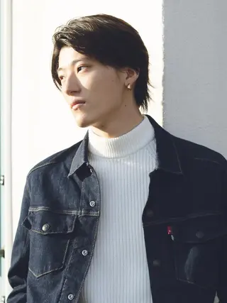 ショート メンズ 柳下 涼のヘアスタイル