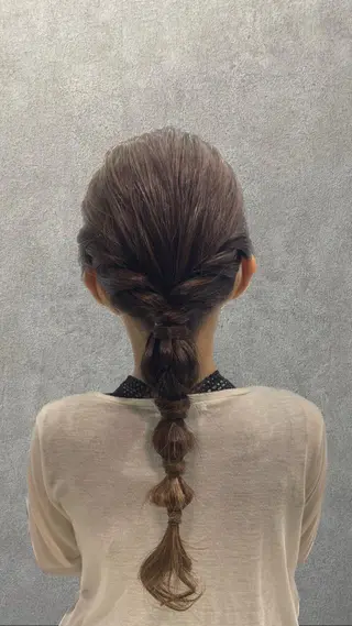 ロング ヘアアレンジ KANGOLSALON 富山セントラル所属・松井 亜美のヘアスタイル