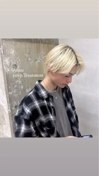 カラー メンズ nanami ￤髪質改善￤レイヤーのヘアスタイル