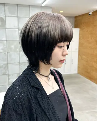 ショート カラー 榛地 渉馬のヘアスタイル