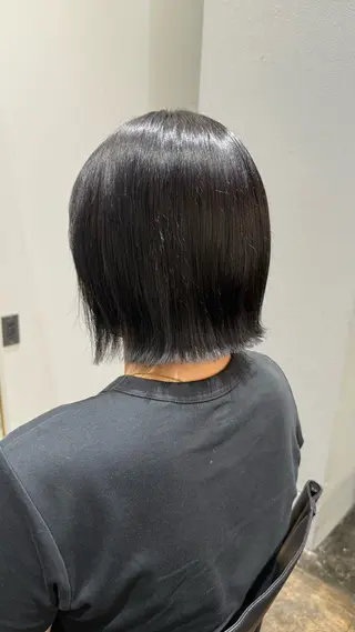 ミディアム カラー 透明感カラー/パーマ 🌀アオノアユミのヘアスタイル