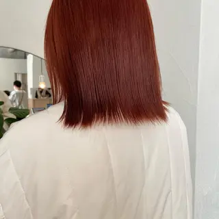ミディアム カラー 石川 瑠琉のヘアスタイル