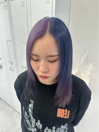 セミロング カラー piLLon/ RYUKAのヘアスタイル