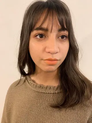 ミディアム 【pejite】 Hinanoのヘアスタイル