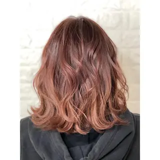 ミディアム カラー KIZU 髪質改善 オカルト怪談のヘアスタイル