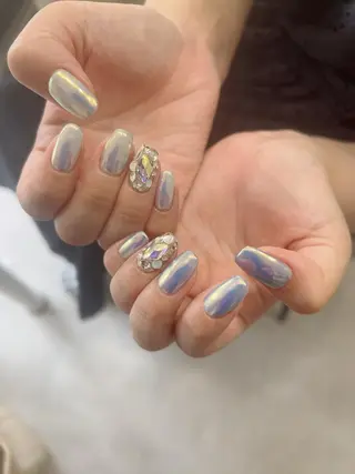 ネイル 北浦和 自爪育成ケアのネイルデザイン