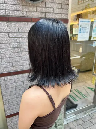 ミディアム 艶髪カラー/髪質改善 🏖 亀戸/もぎのヘアスタイル
