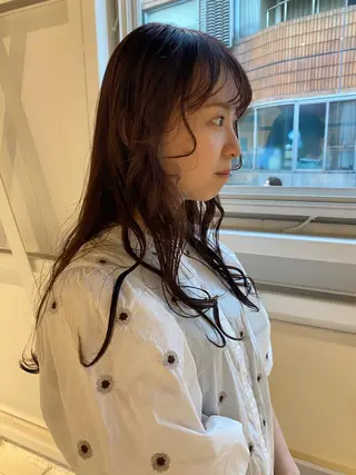 ロング &72『アンドナナジュウニ』所属・&72 takiのヘアスタイル