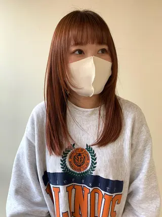 ミディアム カラー AR.MARA hair  studio所属・ウェーブパーマ サトウヒカルのヘアスタイル