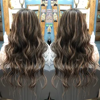 セミロング rollen所属・美魔女 美容師NAOのヘアスタイル