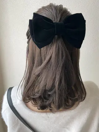 ミディアム ヘアアレンジ 沢田 瞳のヘアスタイル