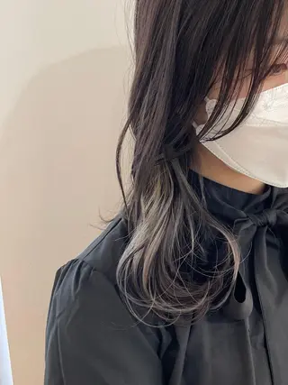 ミディアム カラー noa ☪︎のヘアスタイル