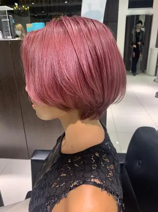 ショート カラー 海外レイヤー鯉渕 【海外風メンズも◎】のヘアスタイル