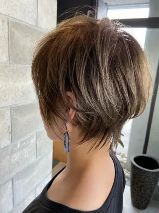 ショート 岡崎/髪質改善/ ハイトーン/鈴木進のヘアスタイル