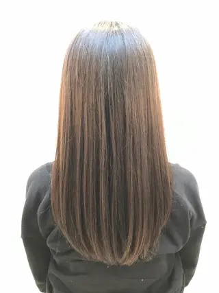 セミロング カラー 黒川 真伍のヘアスタイル