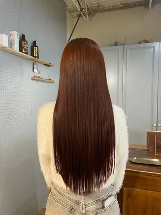 ロング LOVELEY ゆらのヘアスタイル