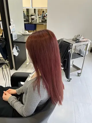 ロング カラー 諸岡 玲のヘアスタイル