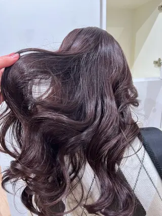 ロング カラー CHAINON所属・🤎HAZUKI🤎 ハイトーン✨のヘアスタイル