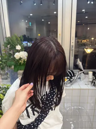ミディアム 【ワンカラー募集】 ミコのヘアスタイル