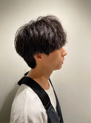 ショート レイヤーパーマ/ ショートパーマ/横浜のヘアスタイル