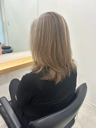 ミディアム ヘアセット/ワンカラ ー💐nao.のヘアスタイル